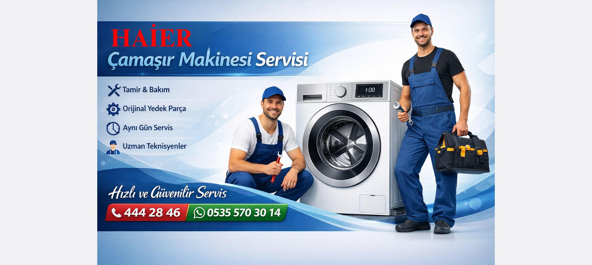 Haier Çamaşır Makinesi Servisi